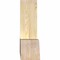 Ekena Millwork Portland Rough Sawn Timber Gable Bracket, Douglas Fir, 96"W x 20"H x 6"D x 6"F, 5/12 Pitch GBW096X20X0606POR00RDF - alternate 2